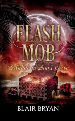 Paperback book titled "Flash Mob" by Teal Butterfly Press, featuring a colorful cover design.