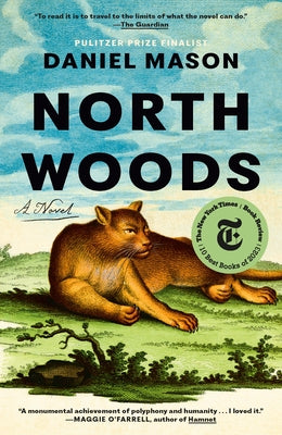 North Woods paperback by Random House Trade featuring a cover image of a forest scene with trees and natural landscape.