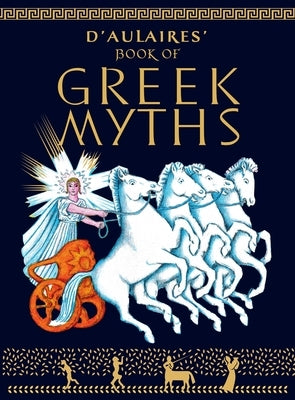 Paperback edition of D'Aulaire's Book of Greek Myths by Delacorte Press, showing colorful illustrated cover with Greek myth characters.
