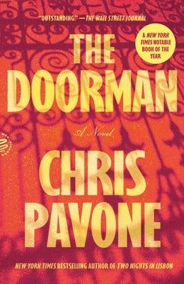 Paperback copy of "The Doorman" by Picador USA, featuring the book cover with title and author details.