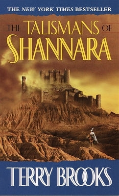 Mass market paperback of The Talismans of Shannara by Del Rey Books, featuring a fantasy-themed cover with mystical symbols.