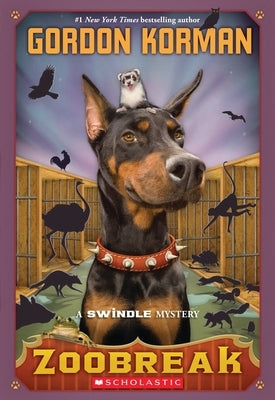 Paperback of Zoobreak (Swindle #2) by Scholastic Paperbacks, featuring colorful cover art with animals and adventure themes.