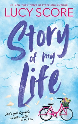 Paperback copy of "Story of My Life" standard edition by Bloom Books, featuring the book cover with colorful design.