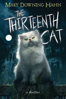 Paperback copy of "The Thirteenth Cat" by Clarion Books, featuring a colorful illustrated cover with a cat and mystical elements.