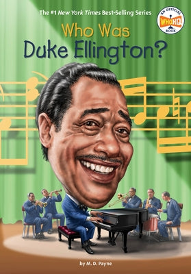 Paperback book titled "Who Was Duke Ellington?" by Penguin Workshop featuring a cover illustration of jazz musician Duke Ellington.