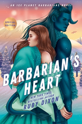 Paperback of Barbarian's Heart by Berkley Books, featuring dark fantasy cover art with a warrior and mystical landscape.