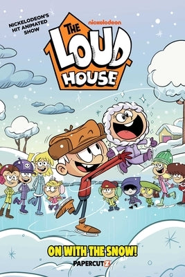 Paperback copy of The Loud House Vol. 26 comic book by Papercutz featuring colorful cartoon characters on the cover.