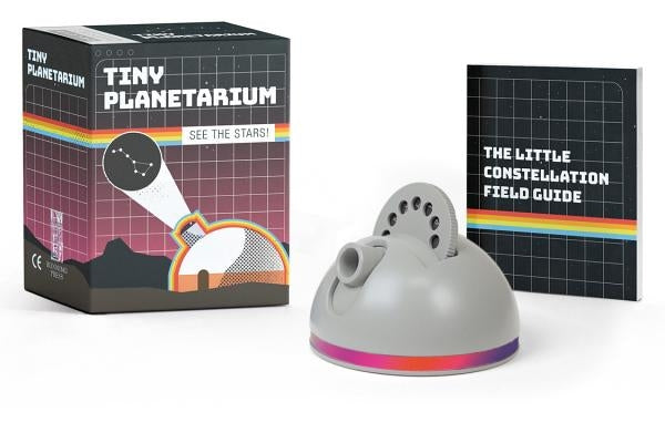 Paperback Tiny Planetarium book by Rp Minis featuring star charts and illustrations of the night sky.