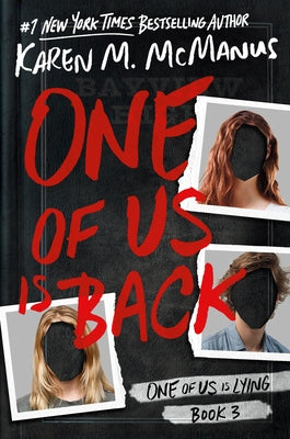 Paperback copy of "One of Us Is Back" by Random House Children's Books showing the book cover with colorful illustrations.