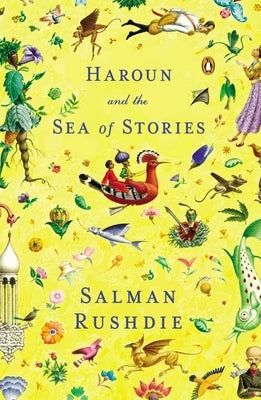 Paperback edition of Haroun and the Sea of Stories by Penguin Books, featuring colorful cover art with sea and story motifs.