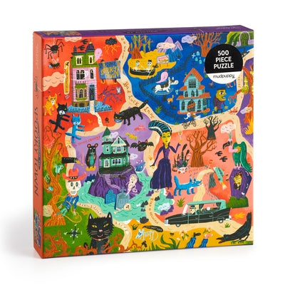 Welcome to Spooky Town 500 Piece Family Puzzle Other Galison