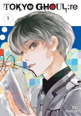 Paperback manga book Tokyo Ghoul: Re, Vol. 1 by Viz Media featuring the cover art with Japanese characters and artwork.