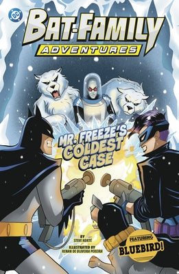 Paperback of Mr. Freeze's Coldest Case featuring Bluebird by Picture Window Books, with colorful cover illustration.