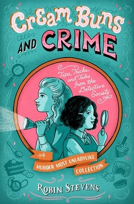 Paperback of Cream Buns and Crime by Simon & Schuster Books for Young Readers, featuring colorful cover art with detective-themed illustrations.