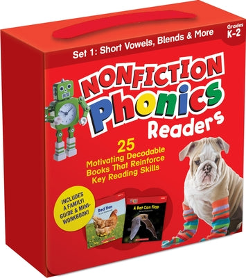 Nonfiction Phonics Readers Set 1: Short Vowels, Blends & More (Single-Copy Set) Other Scholastic Teaching Resources