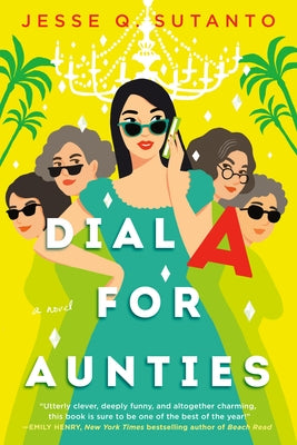 Paperback of "Dial a for Aunties" by Berkley Books, featuring the book cover with vibrant artwork and title text.