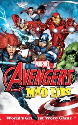 Paperback Marvel's Avengers Mad Libs word game with colorful Avengers-themed cover featuring popular Marvel characters.