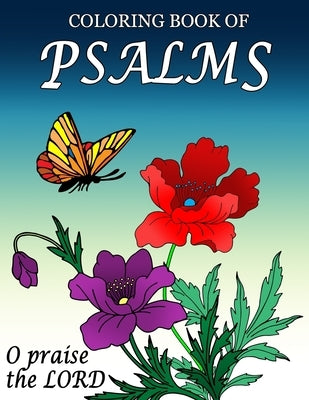 Coloring book of Psalms by Independently Published featuring biblical coloring pages for adults with dementia and cognitive activities.