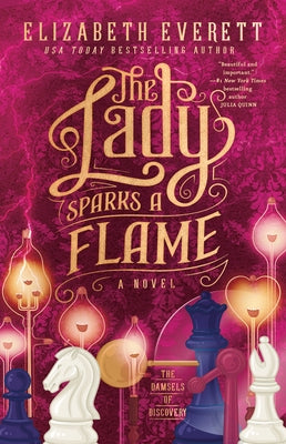 Paperback of The Lady Sparks a Flame by Penguin Publishing Group, featuring a colorful cover with flames and a woman.