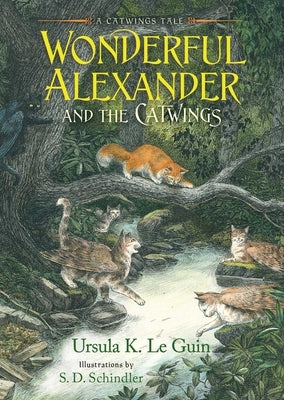 Paperback of "Wonderful Alexander and the Catwings" by Atheneum Books for Young Readers, showing the colorful book cover.