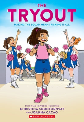 Paperback graphic novel titled "The Tryout" by Graphix, featuring colorful illustrated cover art.