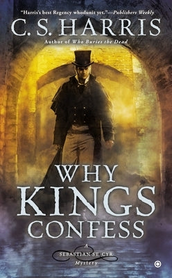 Mass market paperback of "Why Kings Confess" by Berkley Books, featuring a cover with a mysterious, dark-toned design.
