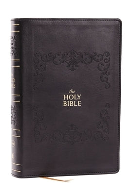 NKJV Bible: Personal Size Giant Print, Black Leathersoft, Holy Bible, Red Letter, Comfort Print: New King James Version Bible Thomas Nelson