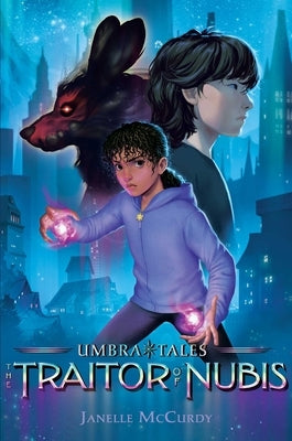 Paperback copy of The Traitor of Nubis by Aladdin Paperbacks, showing the front cover with dark fantasy artwork.