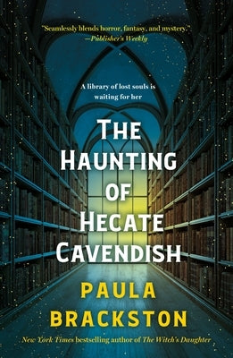 Paperback copy of "The Haunting of Hecate Cavendish" by St. Martin's Griffin featuring a book cover with dark, mysterious artwork.
