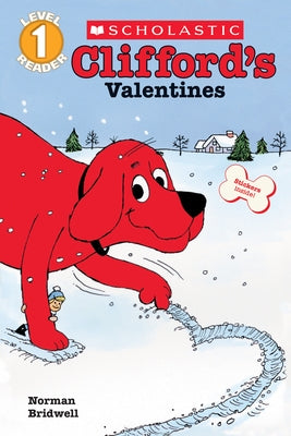 Paperback Clifford's Valentines book by Scholastic Inc. featuring colorful illustrations of Clifford the Big Red Dog on the cover.