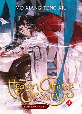 Paperback of Heaven Official's Blessing: Tian Guan CI Fu Volume 4 novel by Seven Seas, featuring the book cover with Chinese artwork.