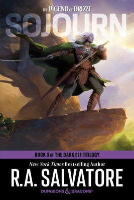 Paperback copy of Sojourn: Dungeons & Dragons Book 3 of The Dark Elf Trilogy by Random House Worlds, showing the front cover.