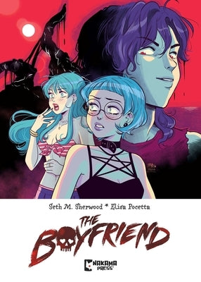 Paperback copy of The Boyfriend novel by Nakama Press, featuring the book's cover with title and author details.