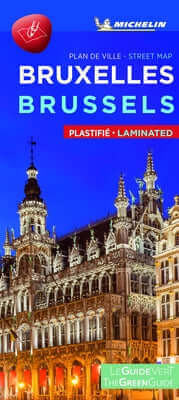 Michelin Brussels City Map - Laminated Folded Michelin Travel Publications