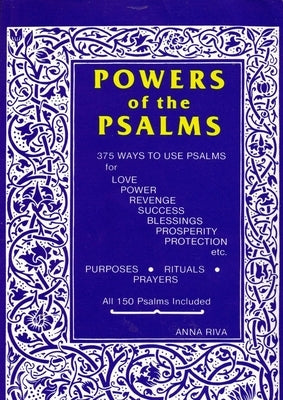 Paperback of Powers of the Psalms by Lushena Books, showing the book cover with religious artwork and title.