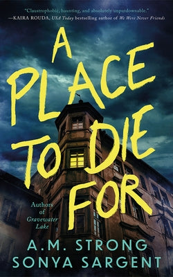 Paperback of "A Place to Die For" by Thomas & Mercer featuring a dark, mysterious cover design.