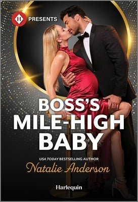 Mass market paperbound of Boss's Mile-High Baby by Harlequin Presents, showing the book's cover with a romantic illustration.