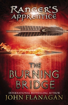 Paperback of The Burning Bridge by Viking Books for Young Readers showing the book cover with fantasy artwork.