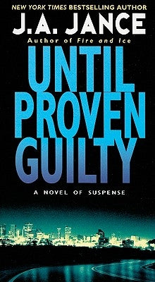Mass market paperbound of "Until Proven Guilty" by Harper, featuring a book cover with dark and mysterious artwork.