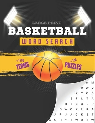 Basketball Word Search: Large Print Basketball Puzzle Book For Adults by Publishing, Star
