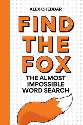 Paperback book titled "Find the Fox: The Almost Impossible Word Search" by Cassell, featuring a colorful cover with playful fox illustrations.