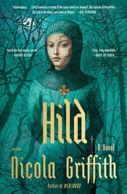 Paperback book titled "Hild" by Picador USA, with a cover featuring artwork and the author's name displayed.
