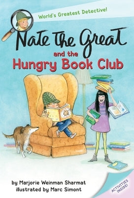 Paperback of Nate the Great and the Hungry Book Club by Yearling Books featuring colorful cover illustration.