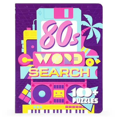 80s Word Search Spiral Parragon