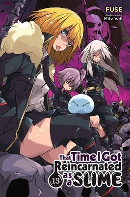Paperback of That Time I Got Reincarnated as a Slime, Vol. 13 light novel by Yen On, showing the front cover with colorful artwork.
