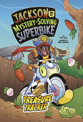 Paperback Treasure Tracker book by Picture Window Books featuring colorful cover art with a treasure map and adventure theme.