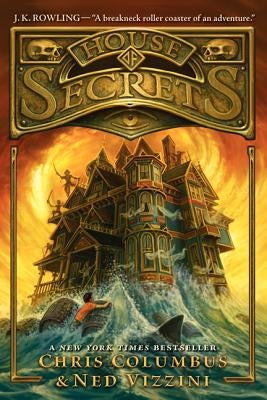 Paperback of House of Secrets novel by HarperCollins, showing the front cover with mysterious artwork and title.