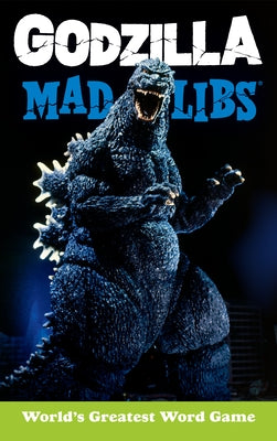 Mad Libs Godzilla-themed paperback game with colorful pages and fill-in-the-blank puzzles for fans of the classic monster.