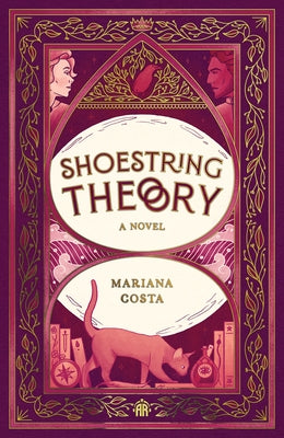 Paperback of Shoestring Theory by Angry Robot featuring a cover with abstract artwork and bold typography.