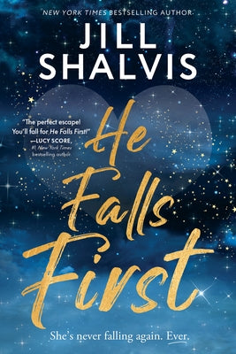 He Falls First paperback by Sourcebooks Casablanca featuring a romantic novel cover with a couple embracing.
